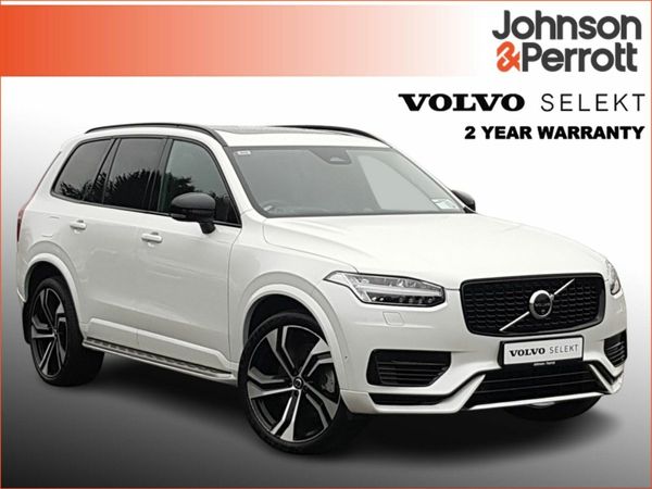 Volvo XC90 SUV, Petrol Plug-in Hybrid, 2023, White
