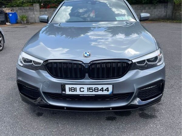 BMW 5-Series Saloon, Diesel, 2018, Blue