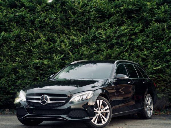 Mercedes-Benz C-Class Estate, Petrol Hybrid, 2016, Black
