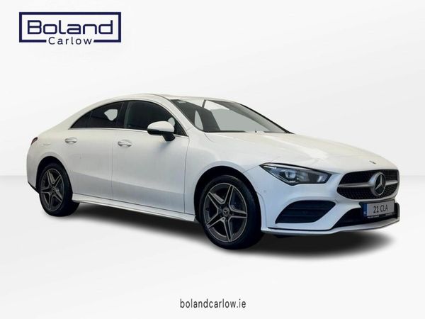 Mercedes-Benz CLA Coupe, Petrol Hybrid, 2021, White