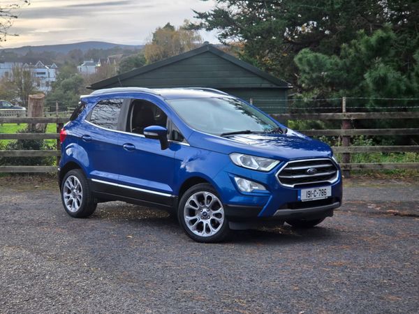 Ford EcoSport SUV, Petrol, 2019, Blue