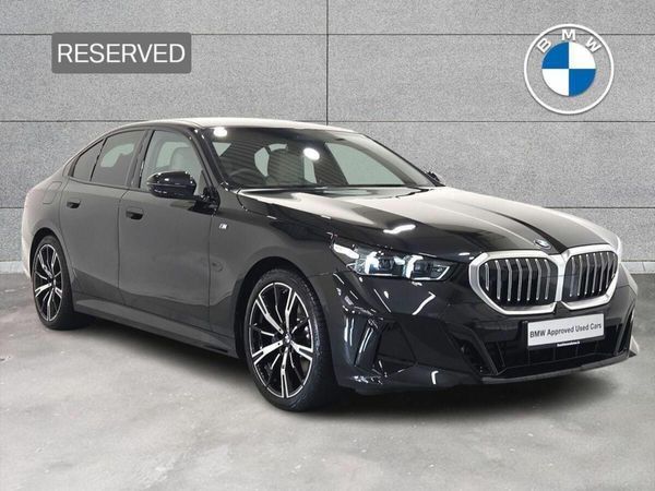 BMW 5-Series Saloon, Petrol, 2025, Black