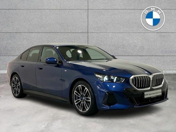 BMW 5-Series Saloon, Petrol Plug-in Hybrid, 2025, Blue