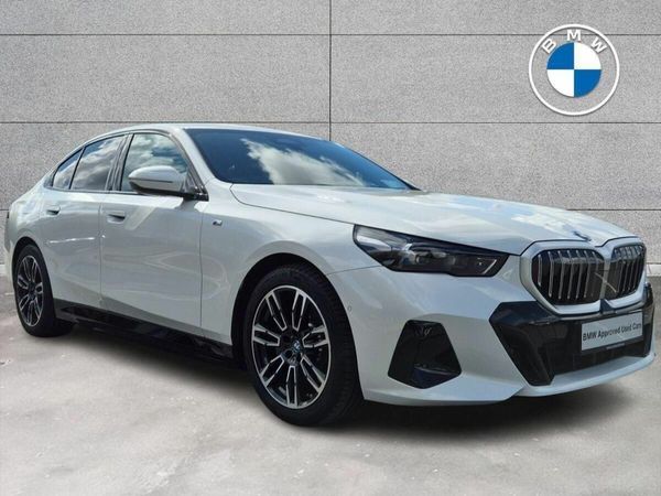BMW 5-Series Saloon, Petrol Plug-in Hybrid, 2025, White