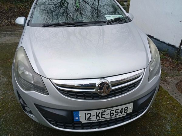 Vauxhall Corsa Hatchback, Petrol, 2012, Silver