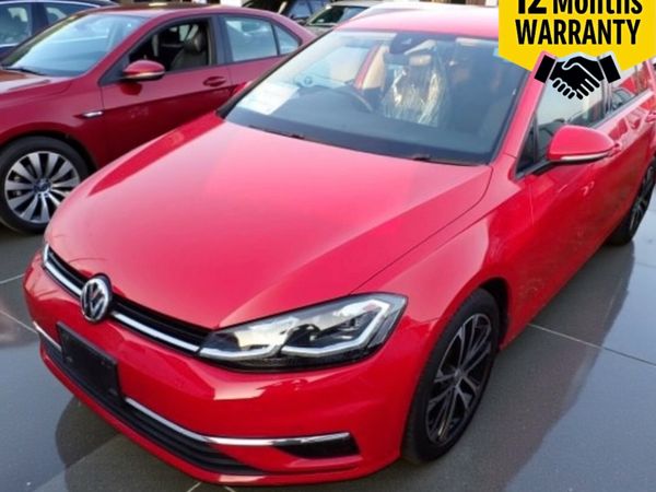 Volkswagen Golf Hatchback, Petrol, 2019, Red