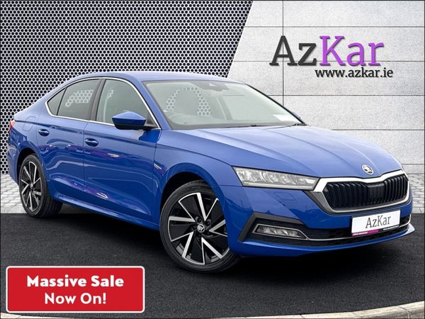 Skoda Octavia Hatchback, Petrol Plug-in Hybrid, 2021, Blue
