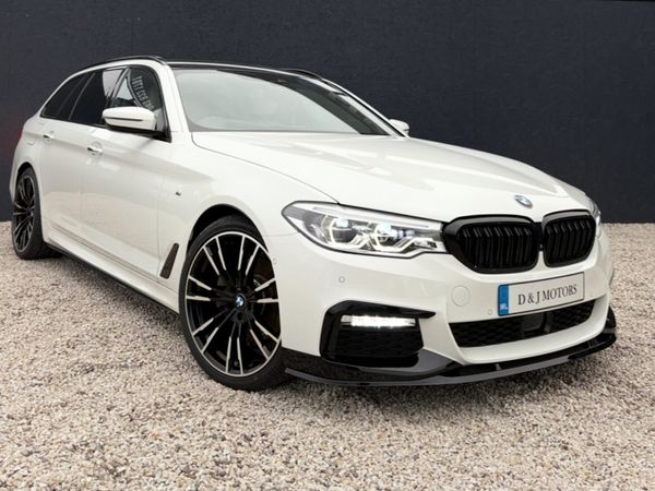 BMW 5-Series Estate, Diesel, 2017, White