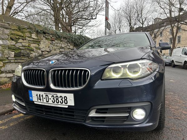 BMW 5-Series Saloon, Diesel, 2014, Blue