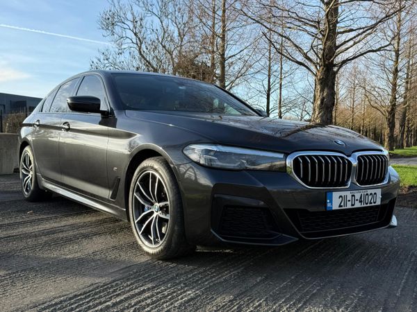 BMW 5-Series Saloon, Petrol Plug-in Hybrid, 2021, Grey