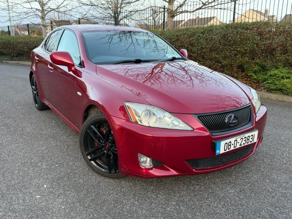 Lexus IS Saloon, Petrol, 2008, Red