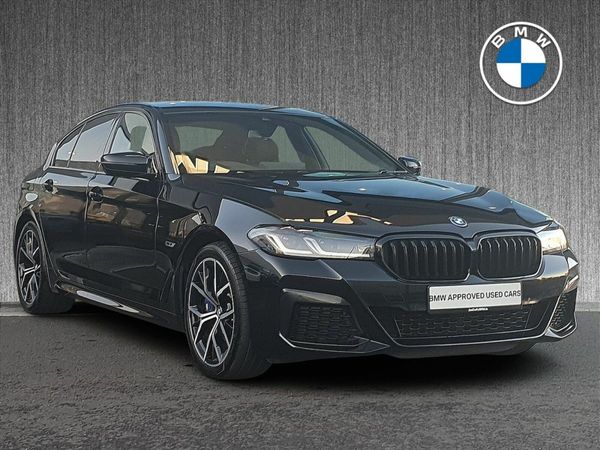 BMW 5-Series Saloon, Petrol Plug-in Hybrid, 2023, Black