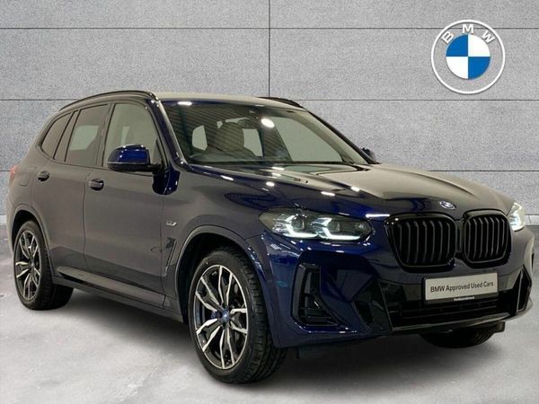 BMW X3 SUV, Petrol Plug-in Hybrid, 2022, Blue