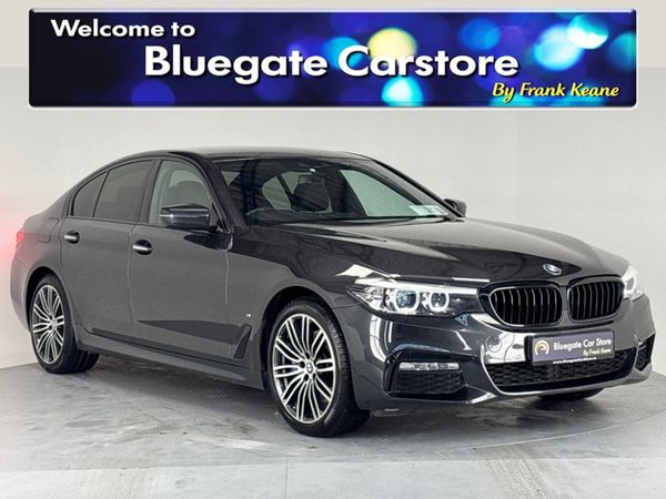 BMW 5-Series Saloon, Petrol Hybrid, 2018, Grey