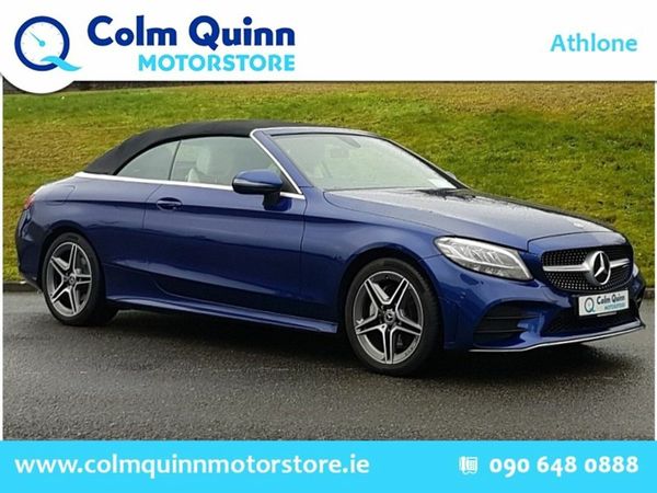 Mercedes-Benz C-Class Convertible, Petrol Hybrid, 2019, Blue