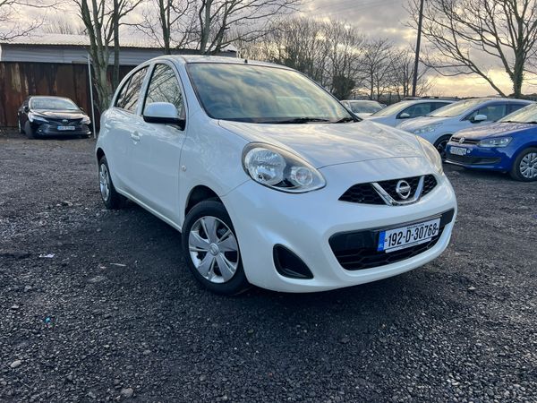 Nissan March Hatchback, Petrol, 2019, White