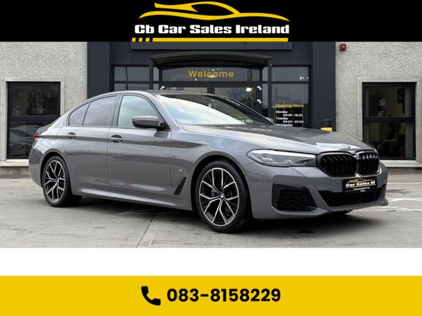BMW 5-Series Saloon, Diesel Hybrid, 2021, Grey