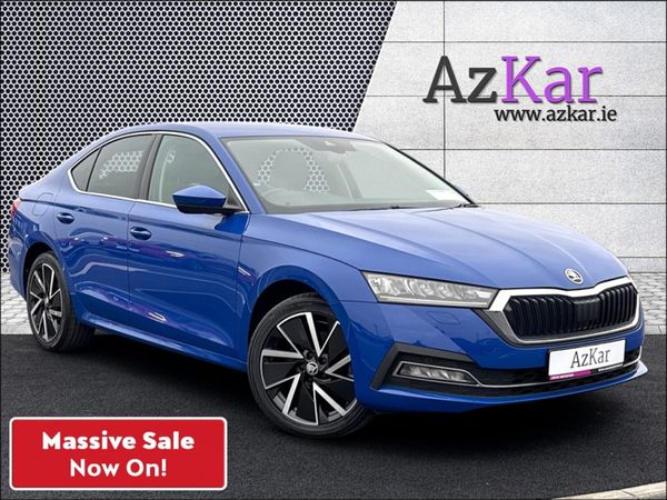 Skoda Octavia Hatchback, Petrol Plug-in Hybrid, 2021, Blue
