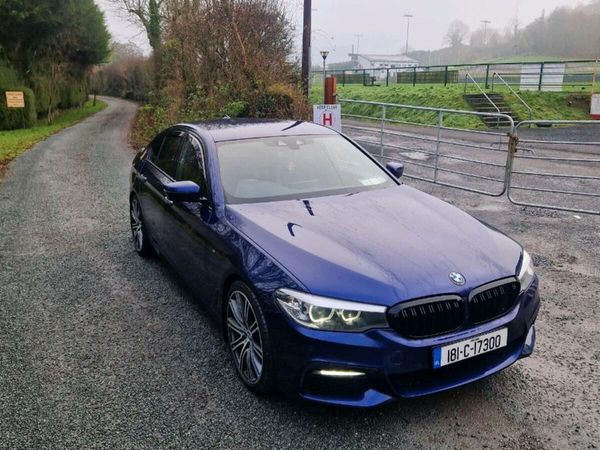 BMW 5-Series Saloon, Diesel, 2018, Blue