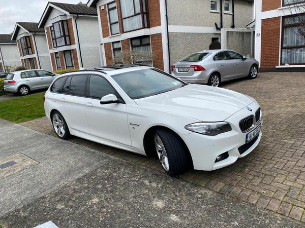 BMW 5-Series Estate, Diesel, 2016, White
