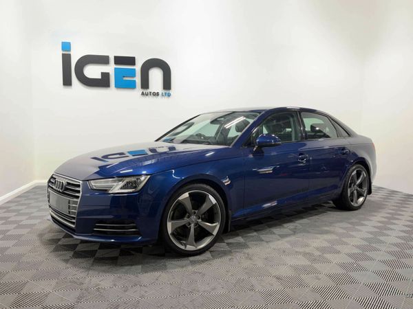 Audi A4 Saloon, Diesel, 2017, Blue