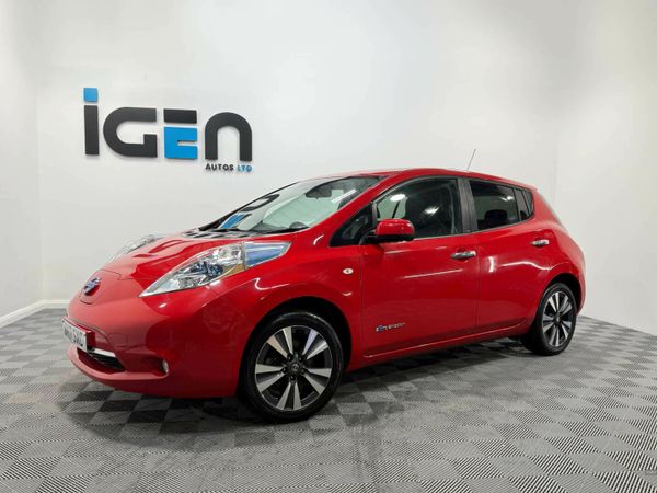 Nissan Leaf Hatchback, Electric, 2017, Red