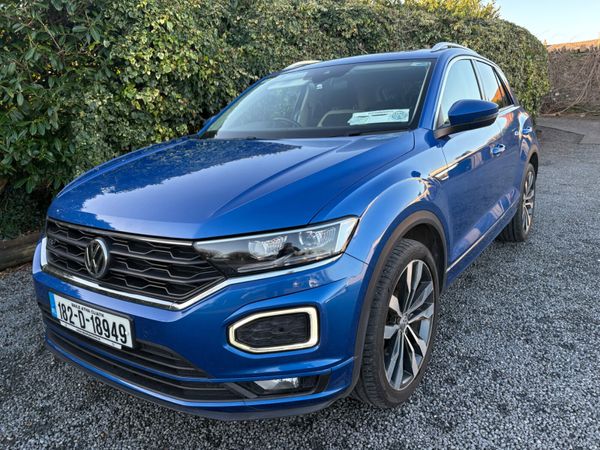 Volkswagen T-Roc SUV, Petrol, 2018, Blue
