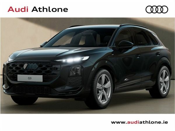 Audi Q3 SUV, Petrol Plug-in Hybrid, 2026, Black