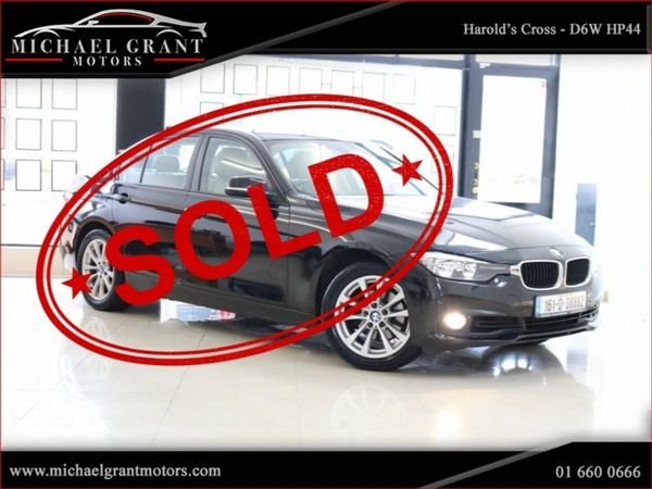 BMW 3-Series Saloon, Petrol, 2016, Black