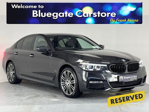 BMW 5-Series Saloon, Petrol Hybrid, 2018, Grey