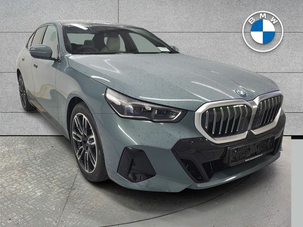 BMW 5-Series Saloon, Petrol Hybrid, 2026, Green