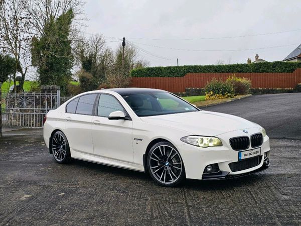 BMW 5-Series Saloon, Diesel, 2014, White
