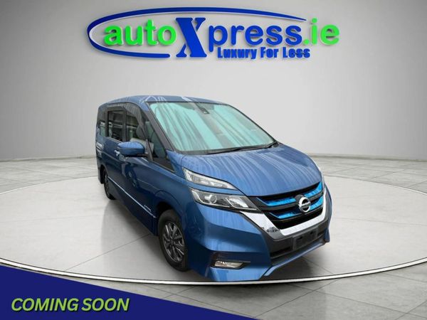 Nissan Serena MPV, Petrol Hybrid, 2018, Blue