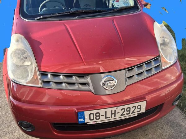 Nissan Note MPV, Petrol, 2008, Red