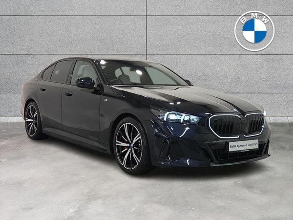 BMW 5-Series Saloon, Petrol Plug-in Hybrid, 2025, Black