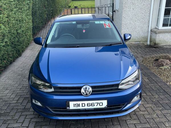 Volkswagen Polo Hatchback, Petrol, 2019, Blue
