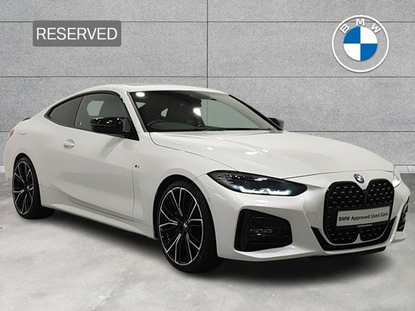 BMW 4-Series Coupe, Diesel Hybrid, 2022, White