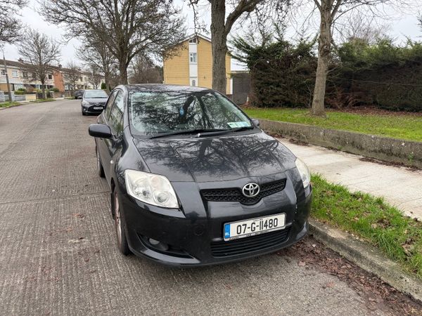Toyota Auris Hatchback, Petrol, 2007, Black