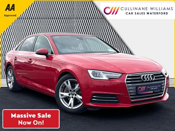 Audi A4 Saloon, Diesel, 2018, Red
