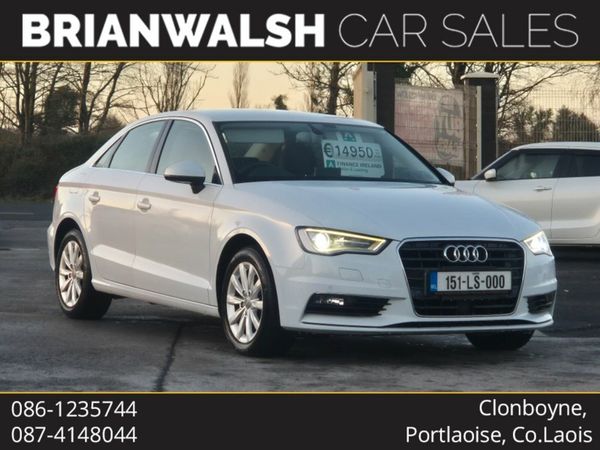Audi A3 Saloon, Petrol, 2015, White