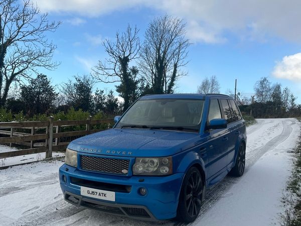 Land Rover Range Rover Sport SUV, Diesel, 2007, Blue