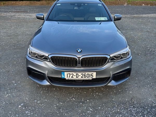BMW 5-Series Estate, Diesel, 2017, Blue