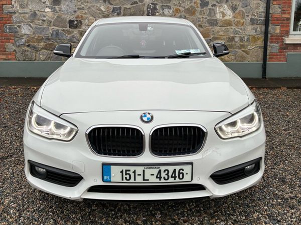 BMW 1-Series Hatchback, Diesel, 2015, White