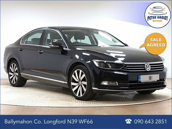 Volkswagen Passat Saloon, Diesel, 2018, Black