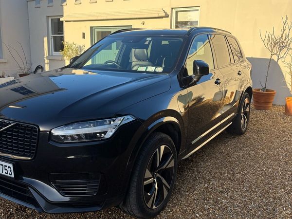 Volvo XC90 SUV, Petrol Plug-in Hybrid, 2019, Black