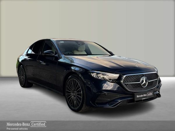 Mercedes-Benz E-Class Saloon, Diesel Plug-in Hybrid, 2024, Blue