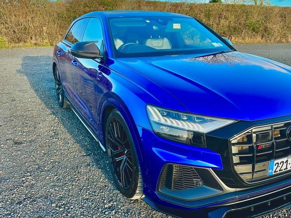 Audi Q8 Estate, Petrol Plug-in Hybrid, 2022, Blue