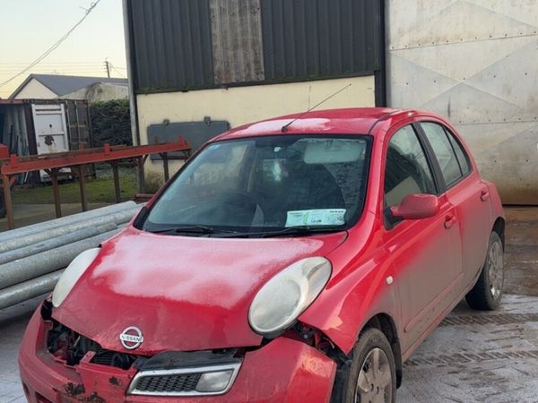 Nissan Micra Hatchback, Petrol, 2008, Red