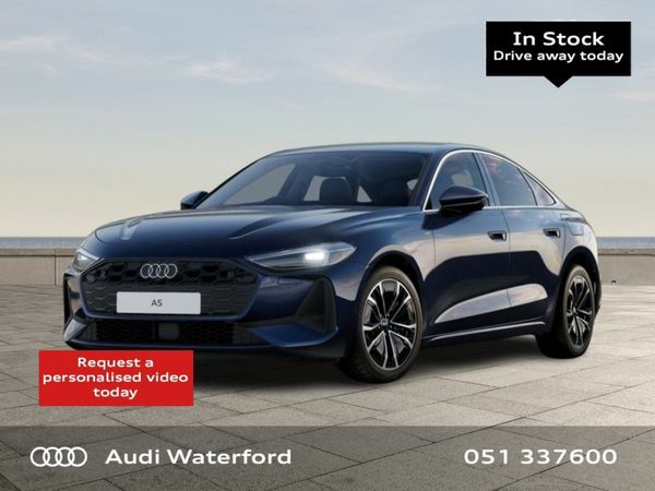 Audi A5 Saloon, Petrol Hybrid, 2026, Blue