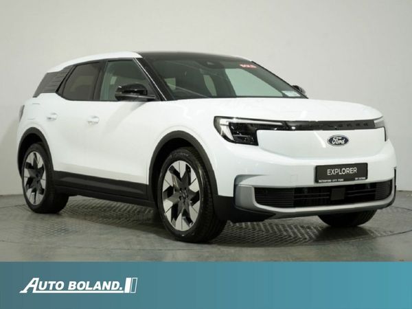 Ford Explorer SUV, Electric, 2026, White